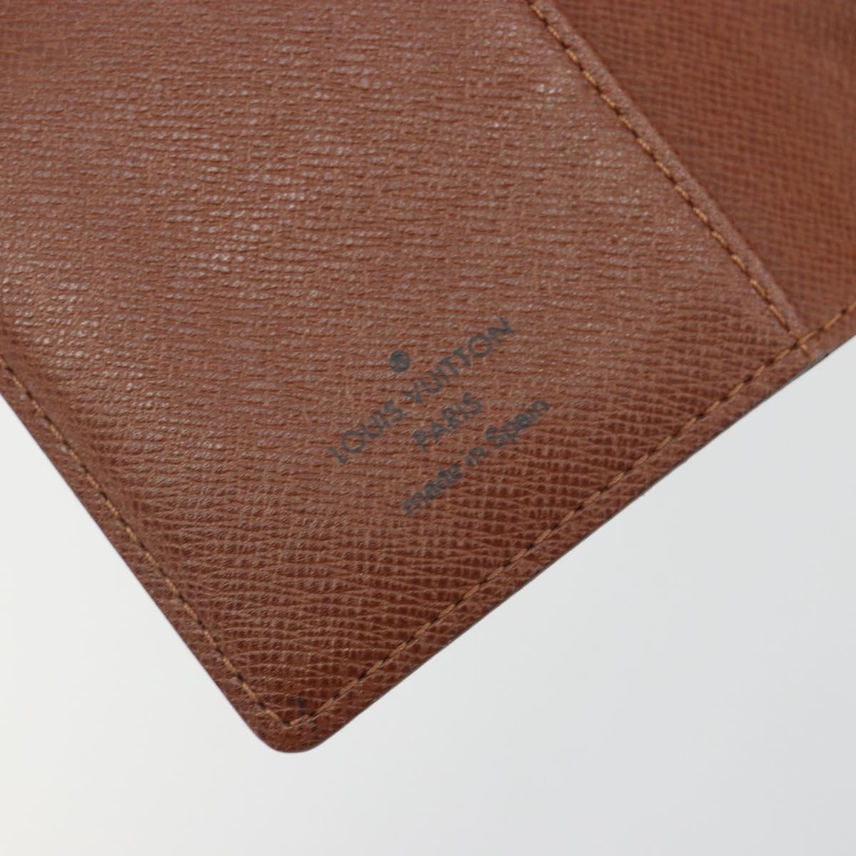LOUIS VUITTON Monogram Agenda PM Day Planner Cover R20005 LV Auth 188657A