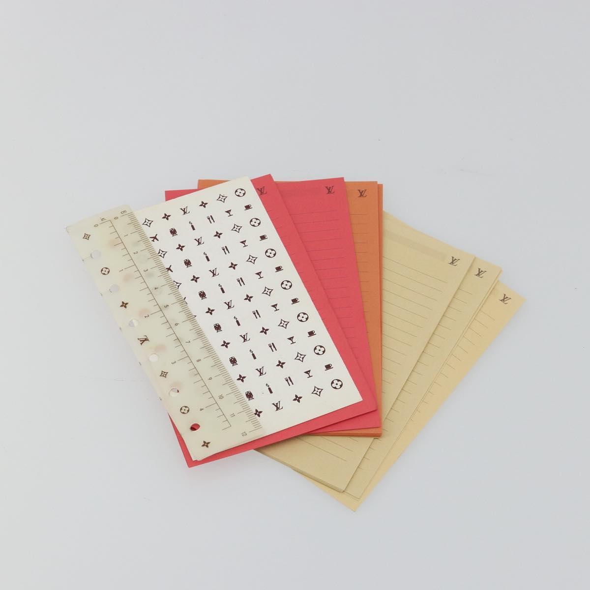 LOUIS VUITTON Monogram Agenda PM Day Planner Cover R20005 LV Auth 188657A