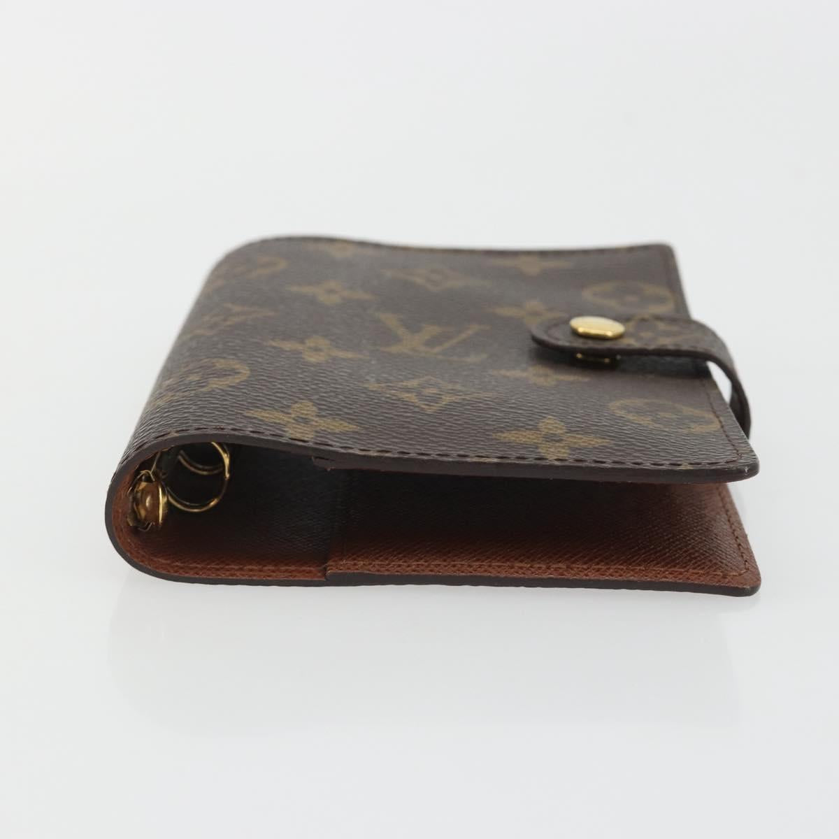 LOUIS VUITTON Monogram Agenda PM Day Planner Cover R20005 LV Auth 188657A