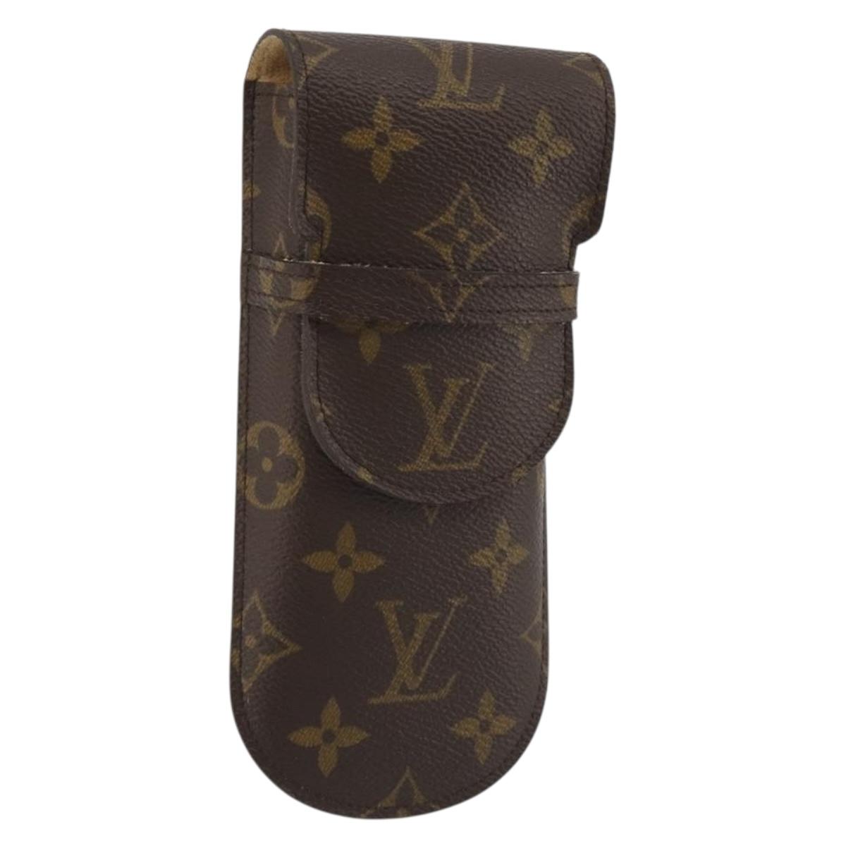 LOUIS VUITTON Monogram Etui Lunette Rabat Glasses Case M62970 LV Auth 188662A