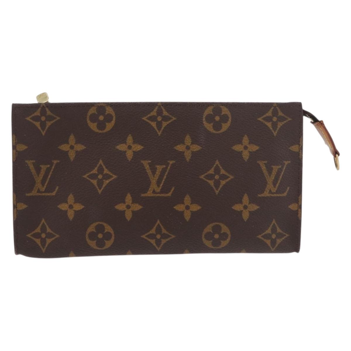 LOUIS VUITTON Monogram Bucket GM Accessory Pouch LV Auth 188665