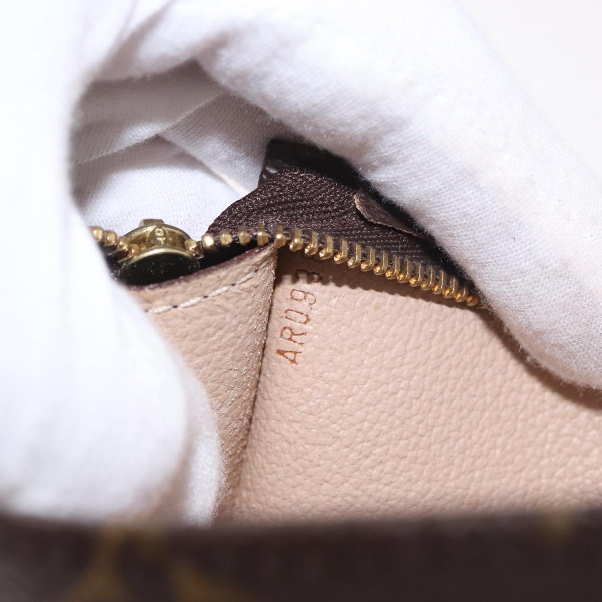 LOUIS VUITTON Monogram Bucket PM Accessory Pouch LV Auth 188670