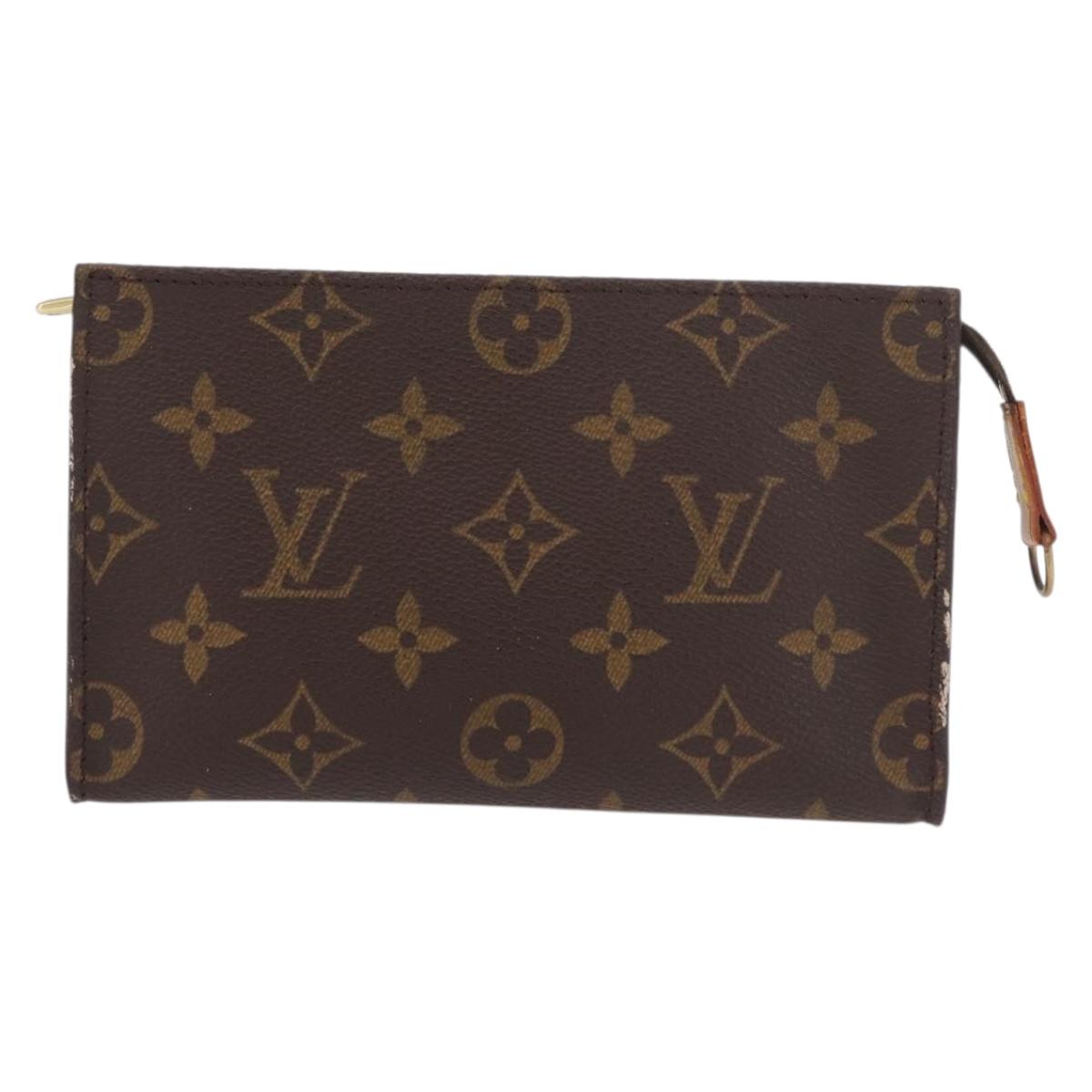 LOUIS VUITTON Monogram Bucket PM Accessory Pouch LV Auth 188670