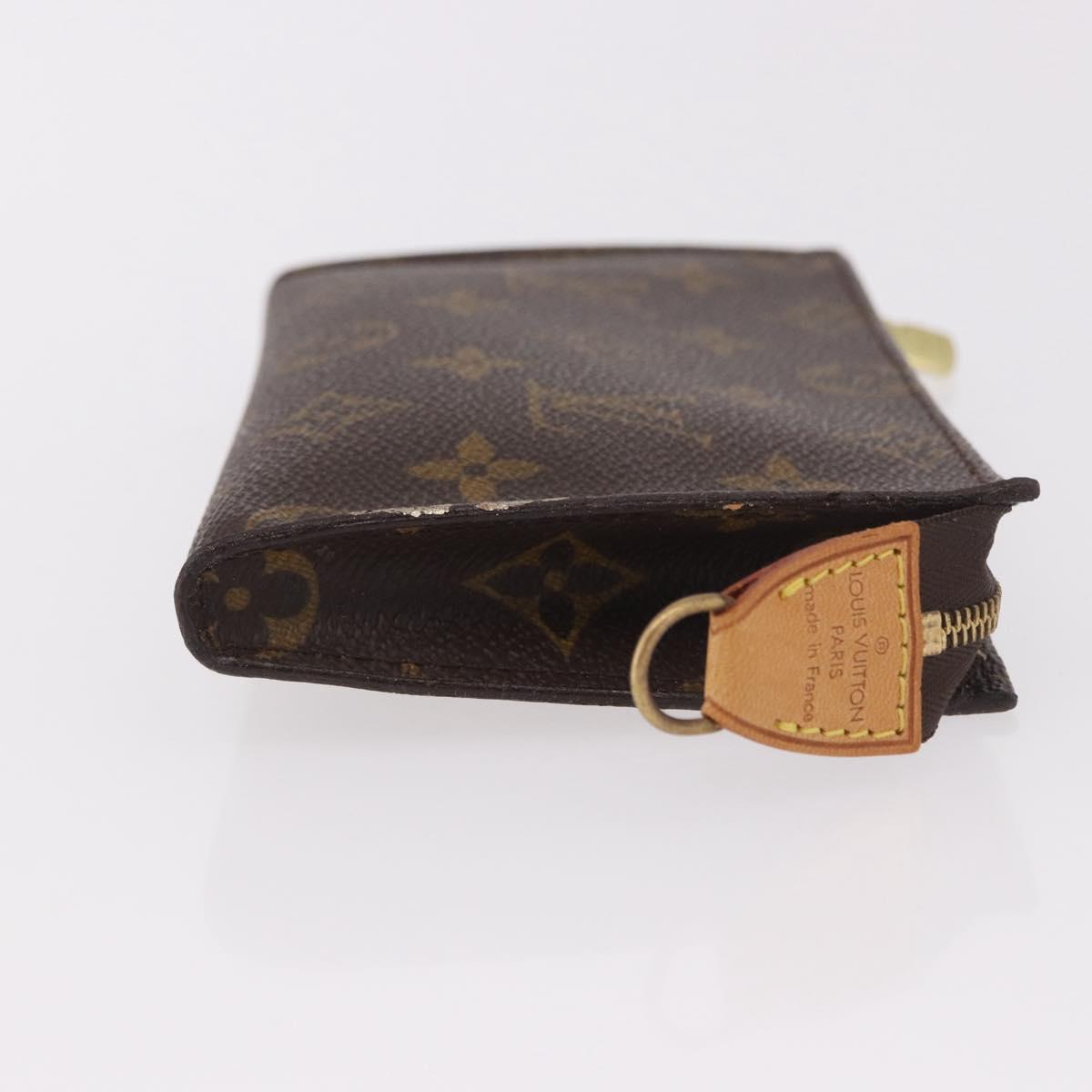 LOUIS VUITTON Monogram Bucket PM Accessory Pouch LV Auth 188670