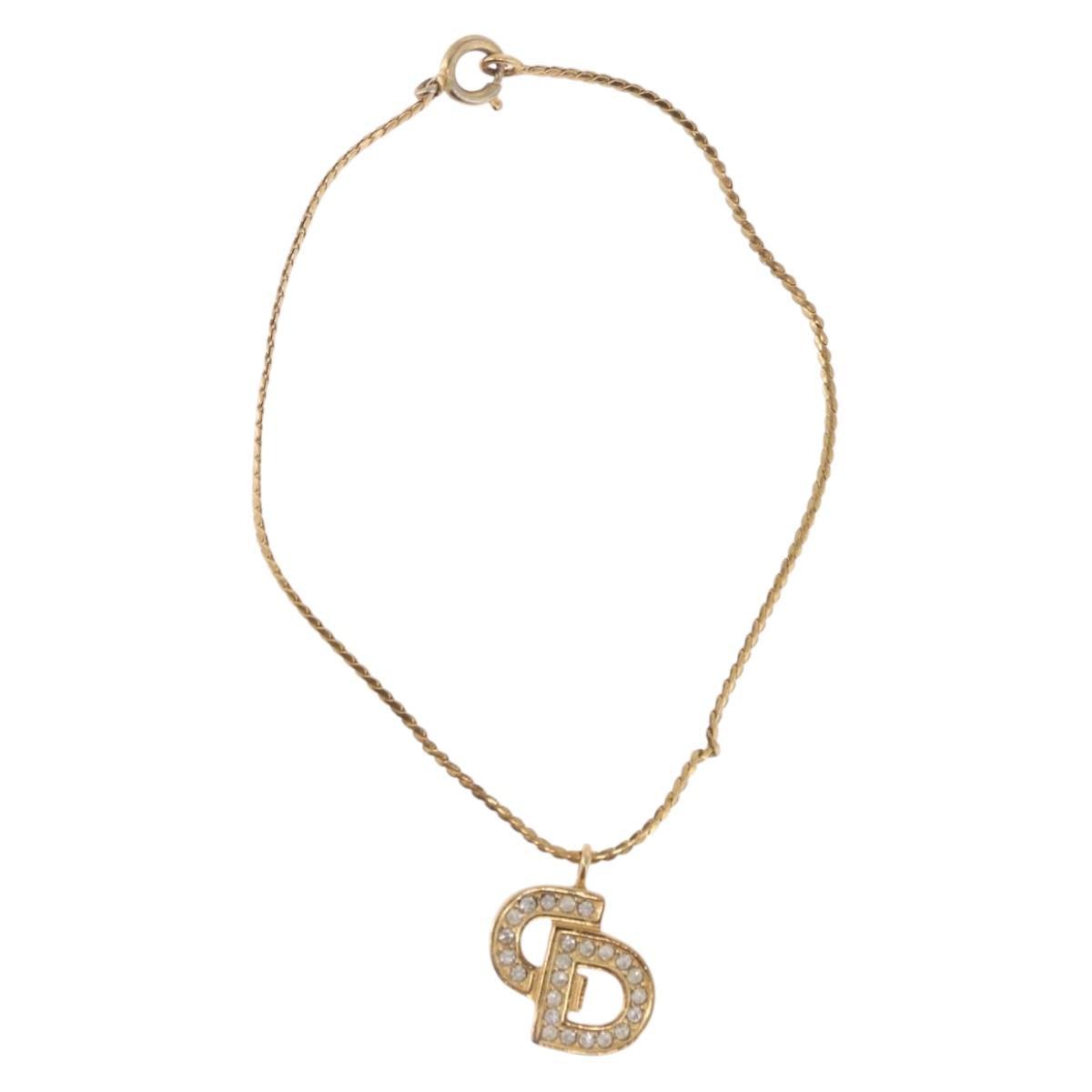 Christian Dior Bracelet metal Gold Auth 188678