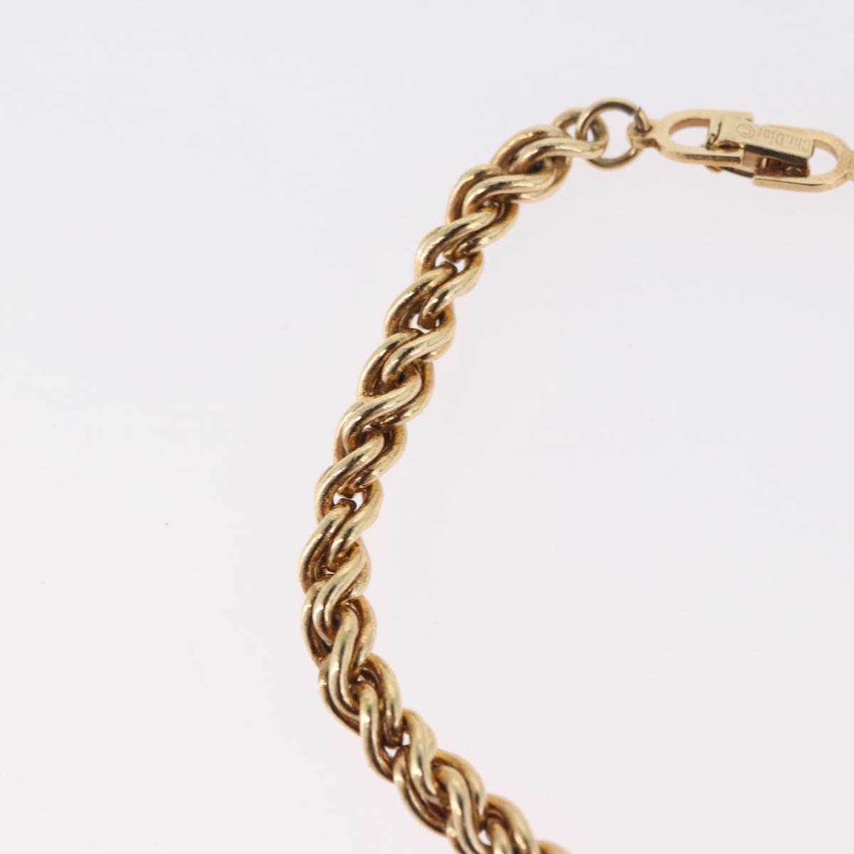 Christian Dior Bracelet metal Gold Auth 188683