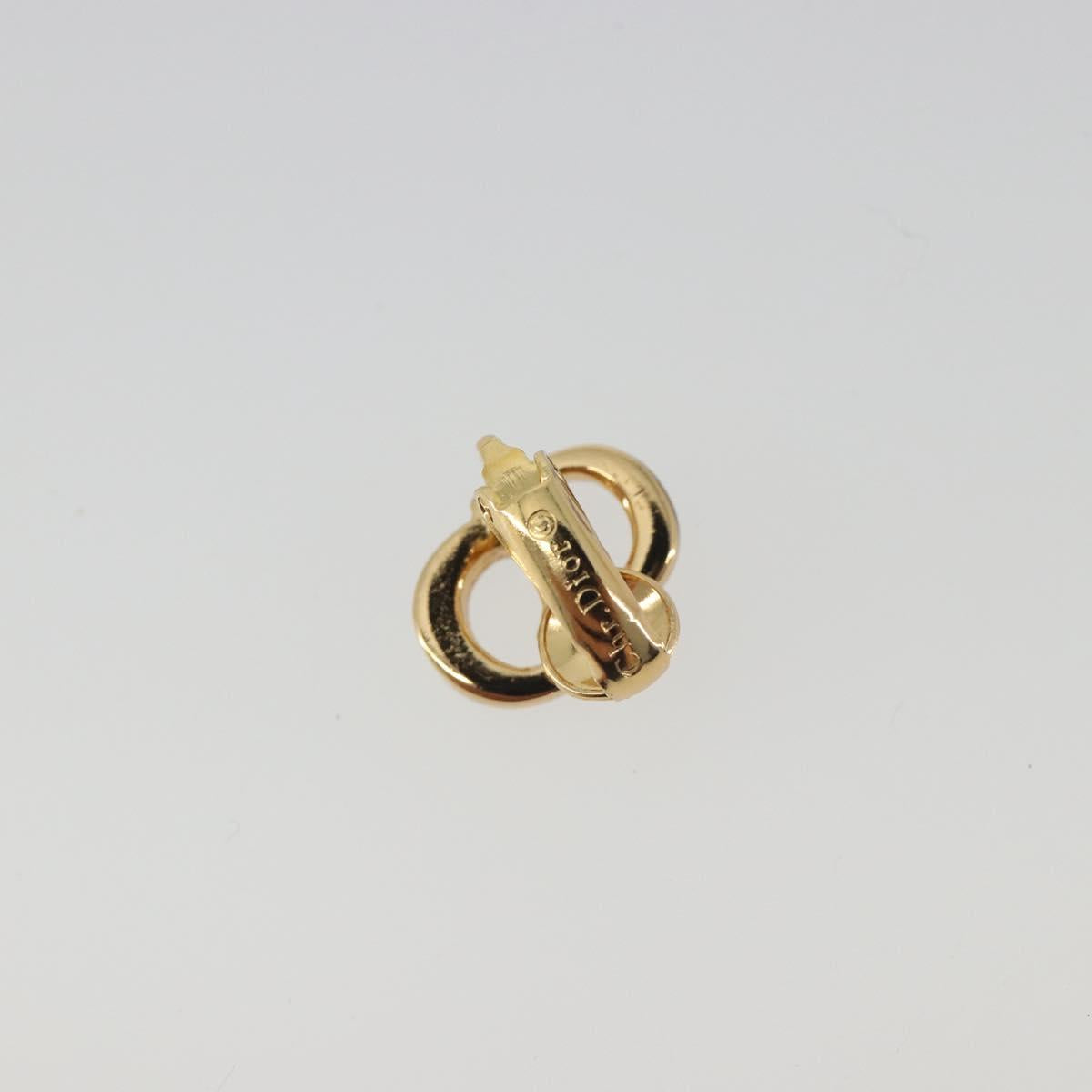 Christian Dior Earring metal Gold Auth 188684
