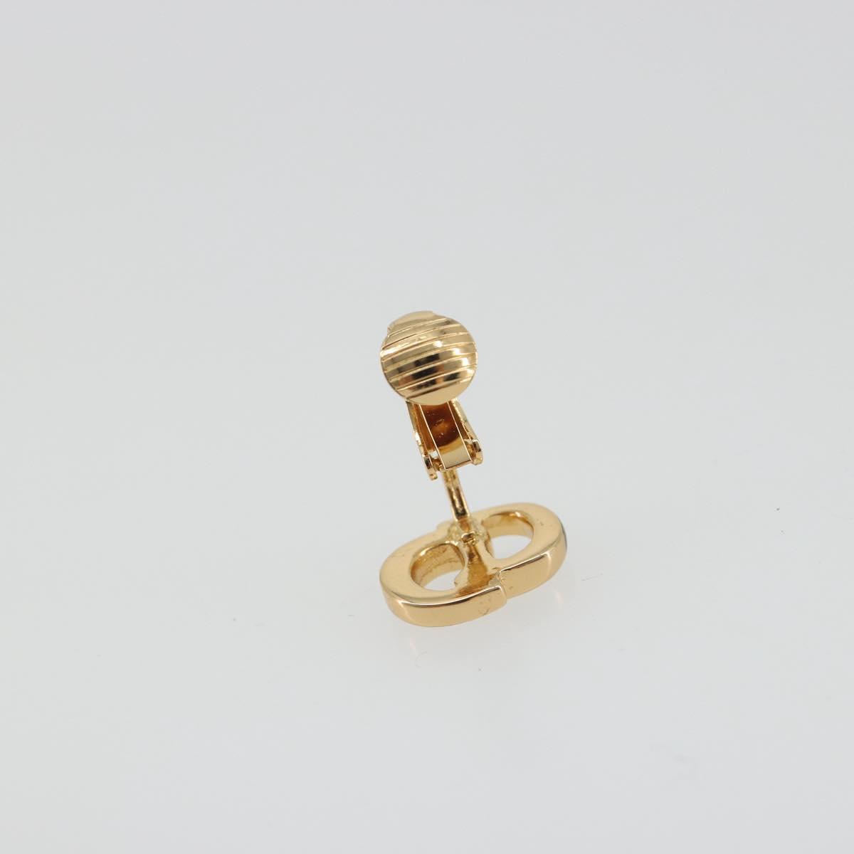 Christian Dior Earring metal Gold Auth 188684