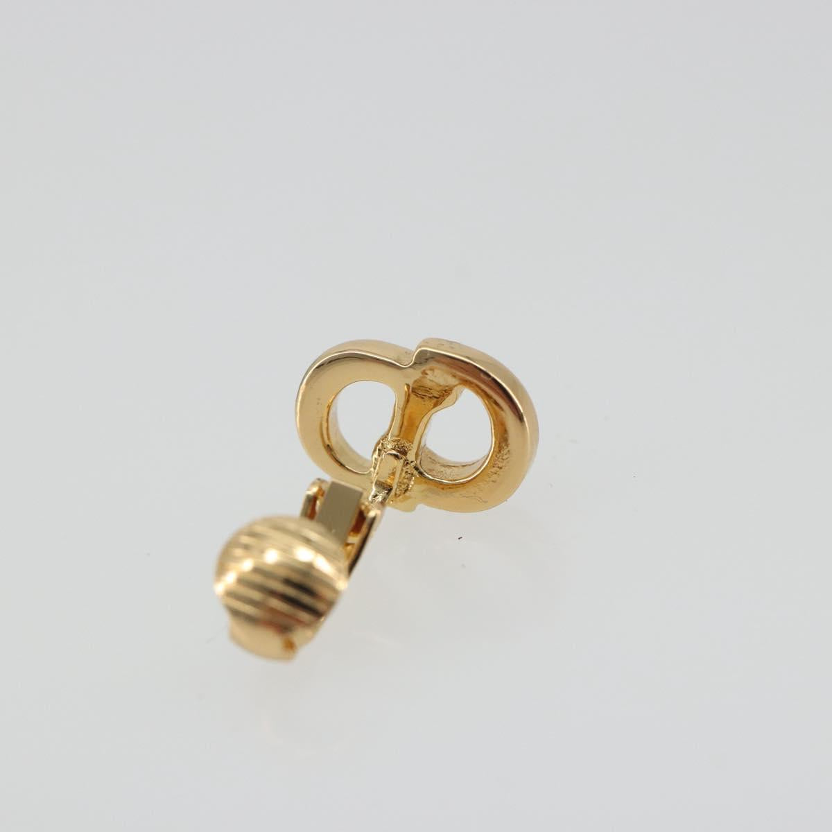 Christian Dior Earring metal Gold Auth 188684