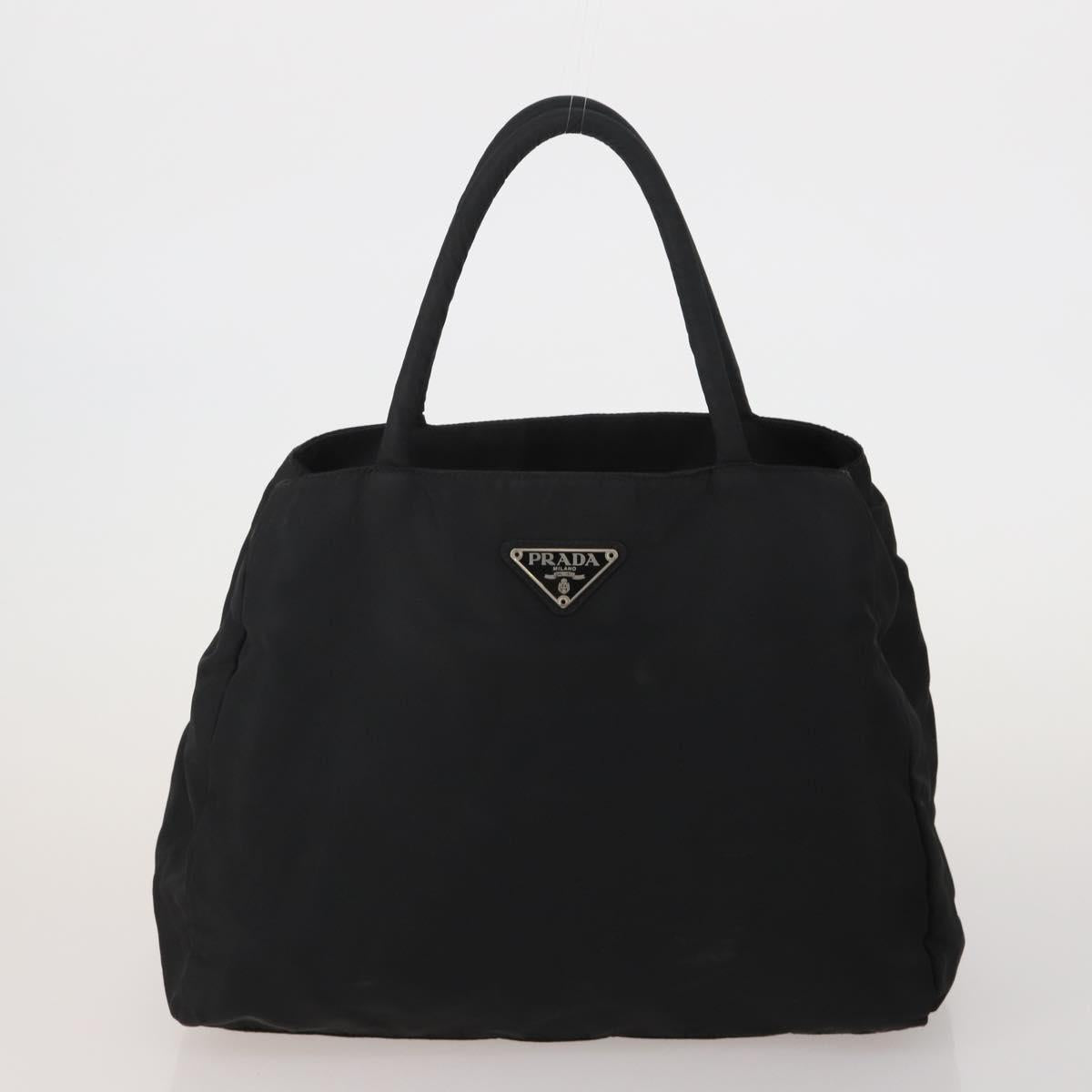 PRADA Hand Bag Nylon 3 Set Black Auth 188687