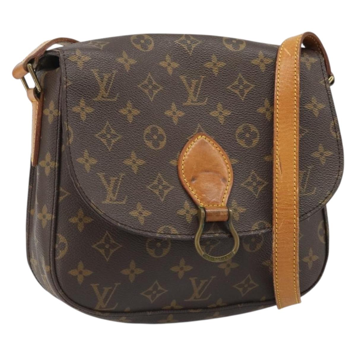 LOUIS VUITTON Monogram Saint Cloud GM Shoulder Bag M51242 LV Auth 188703