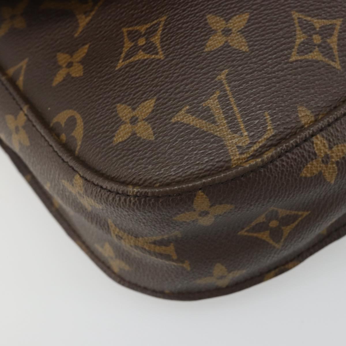 LOUIS VUITTON Monogram Saint Cloud GM Shoulder Bag M51242 LV Auth 188703