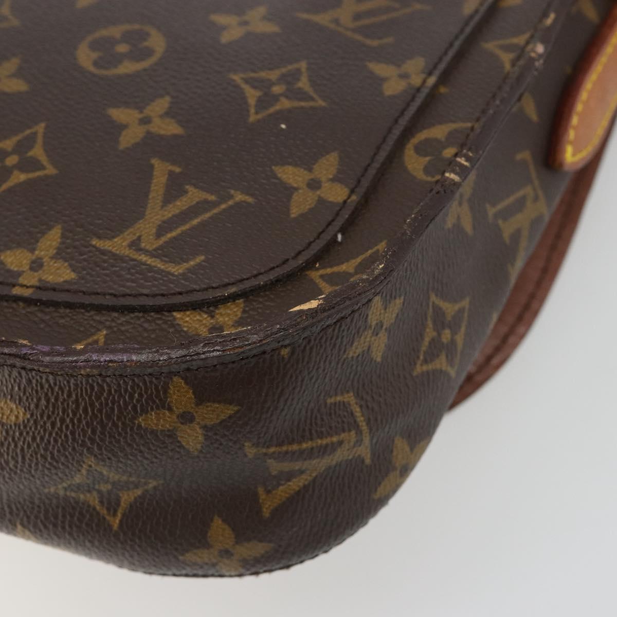 LOUIS VUITTON Monogram Saint Cloud GM Shoulder Bag M51242 LV Auth 188703