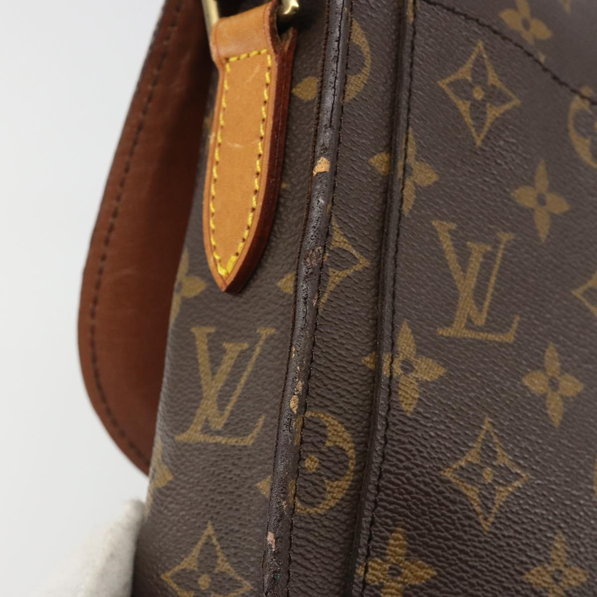 LOUIS VUITTON Monogram Saint Cloud GM Shoulder Bag M51242 LV Auth 188703