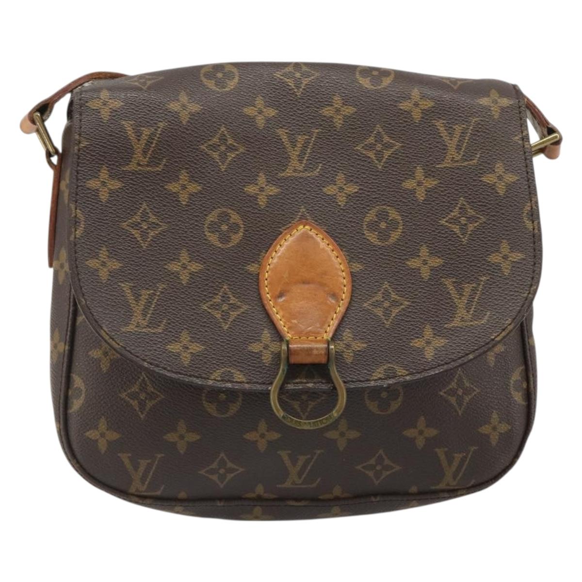 LOUIS VUITTON Monogram Saint Cloud GM Shoulder Bag M51242 LV Auth 188703