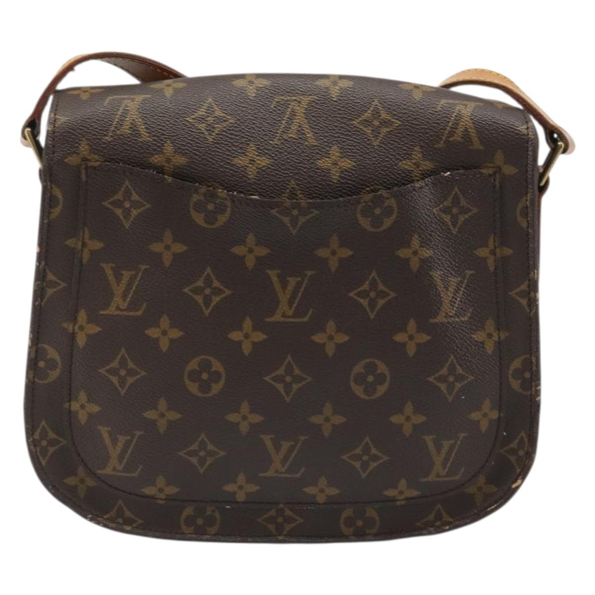 LOUIS VUITTON Monogram Saint Cloud GM Shoulder Bag M51242 LV Auth 188703