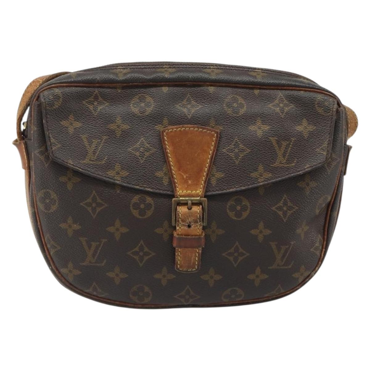 LOUIS VUITTON Monogram Jeune Fille MM Shoulder Bag M51226 LV Auth 188704