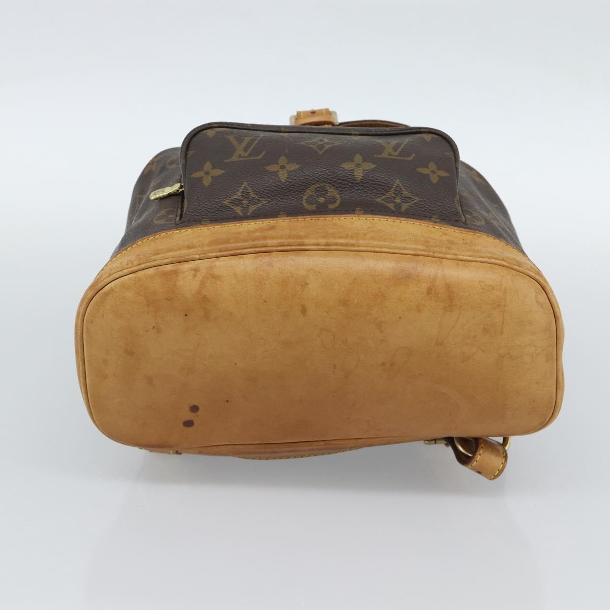 LOUIS VUITTON Monogram Montsouris MM Backpack M51136 LV Auth 188707