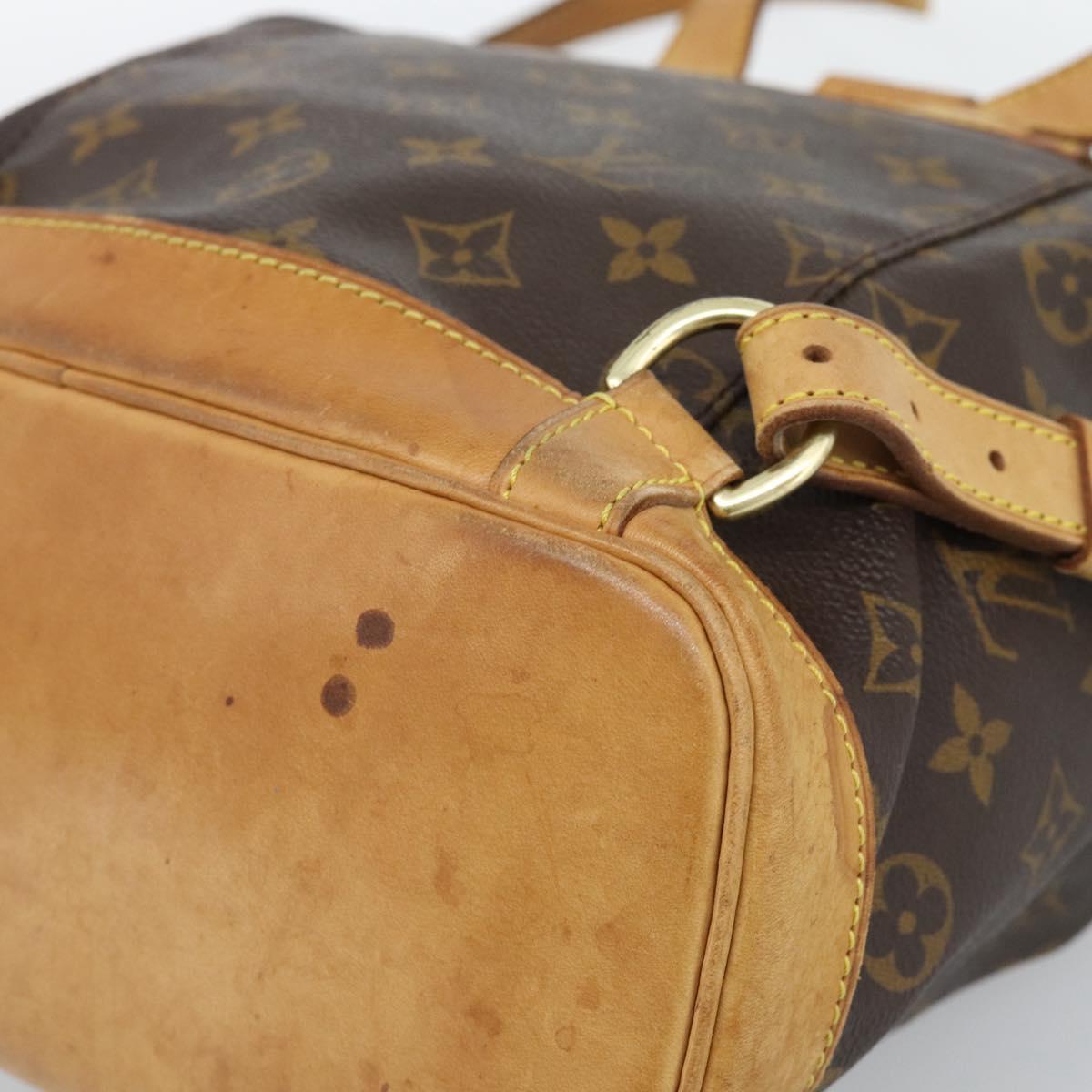 LOUIS VUITTON Monogram Montsouris MM Backpack M51136 LV Auth 188707