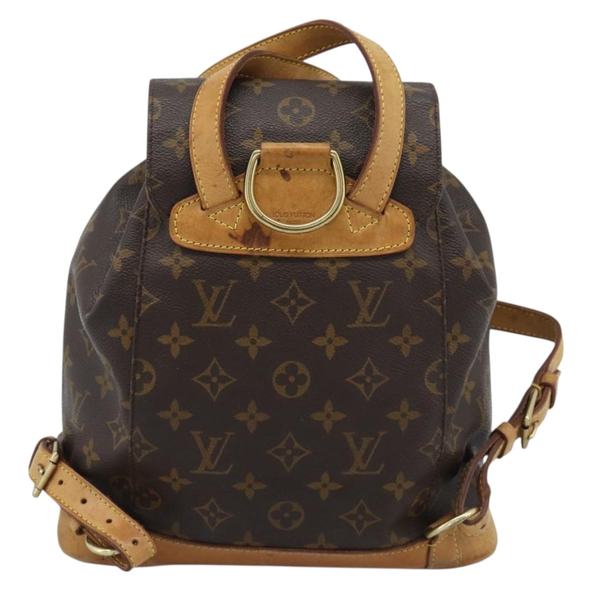 LOUIS VUITTON Monogram Montsouris MM Backpack M51136 LV Auth 188707