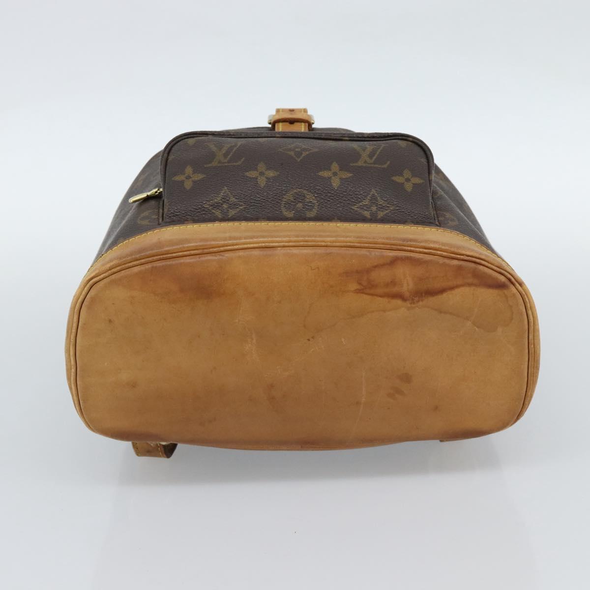 LOUIS VUITTON Monogram Montsouris MM Backpack M51136 LV Auth 188708