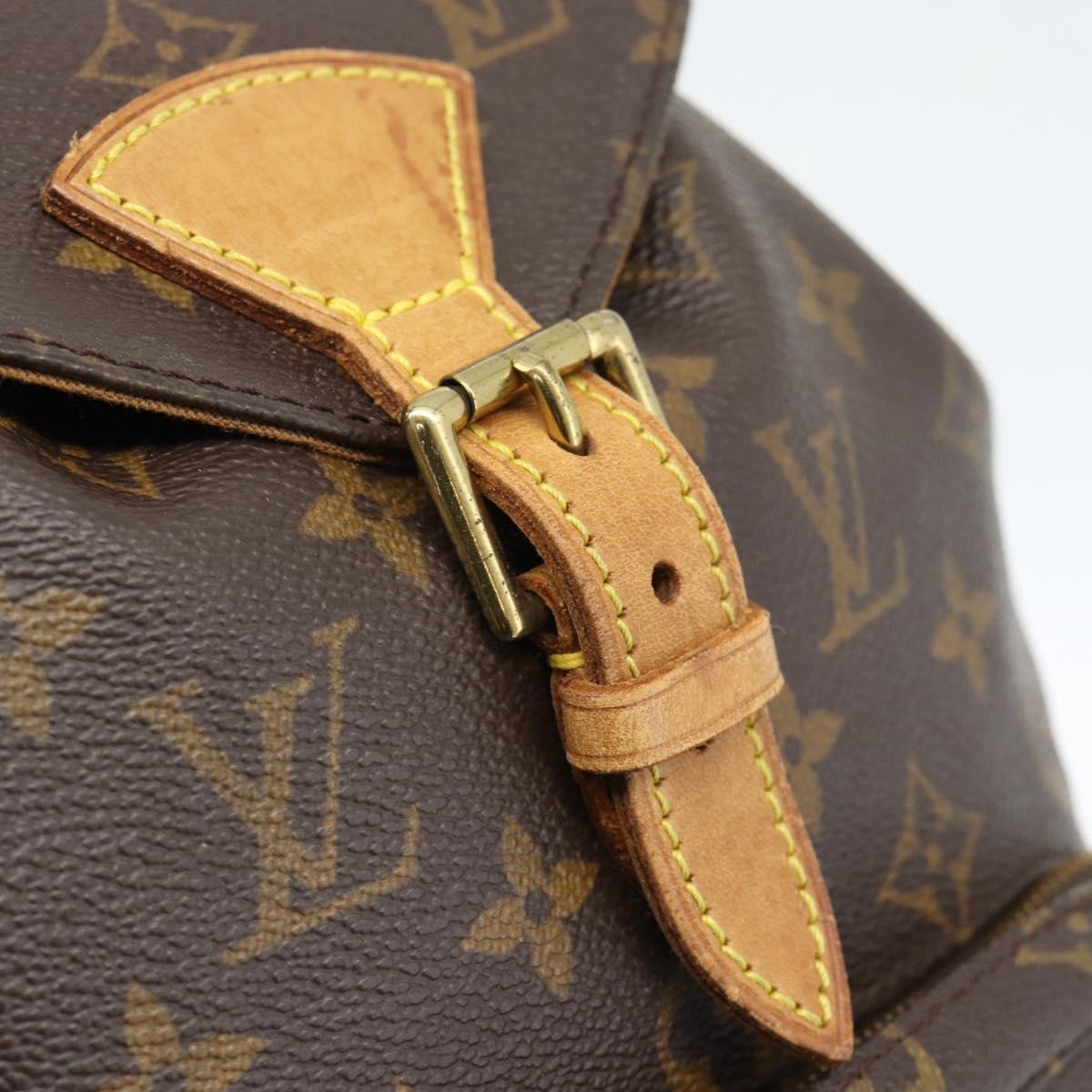 LOUIS VUITTON Monogram Montsouris MM Backpack M51136 LV Auth 188708