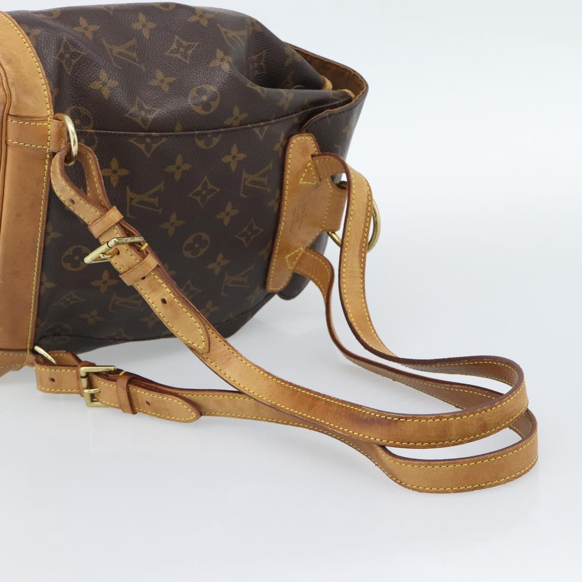 LOUIS VUITTON Monogram Montsouris MM Backpack M51136 LV Auth 188708