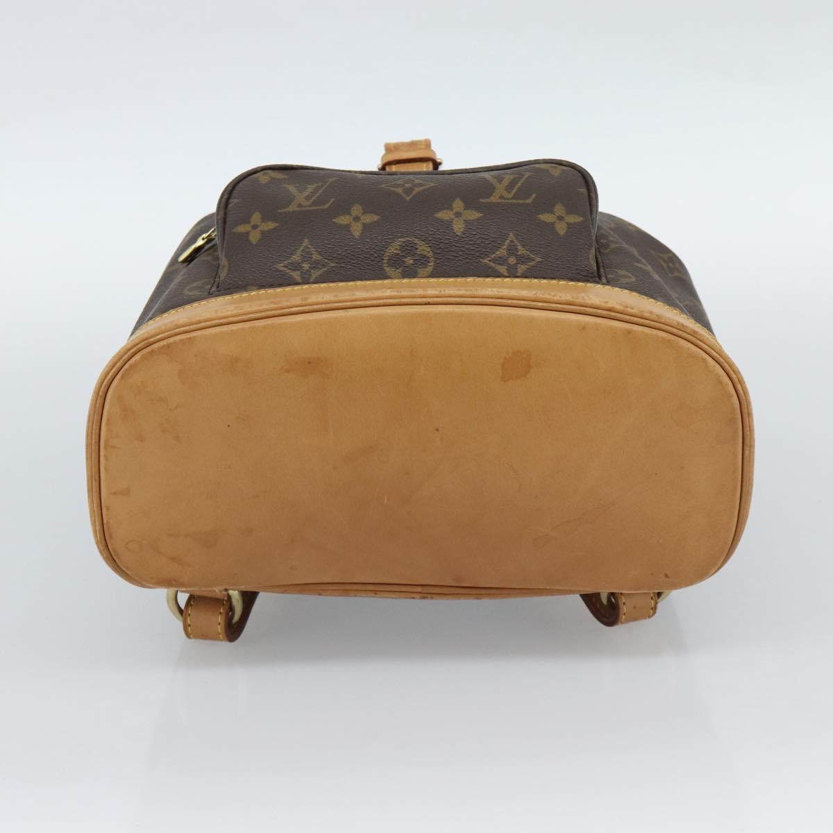 LOUIS VUITTON Monogram Montsouris MM Backpack M51136 LV Auth 188709