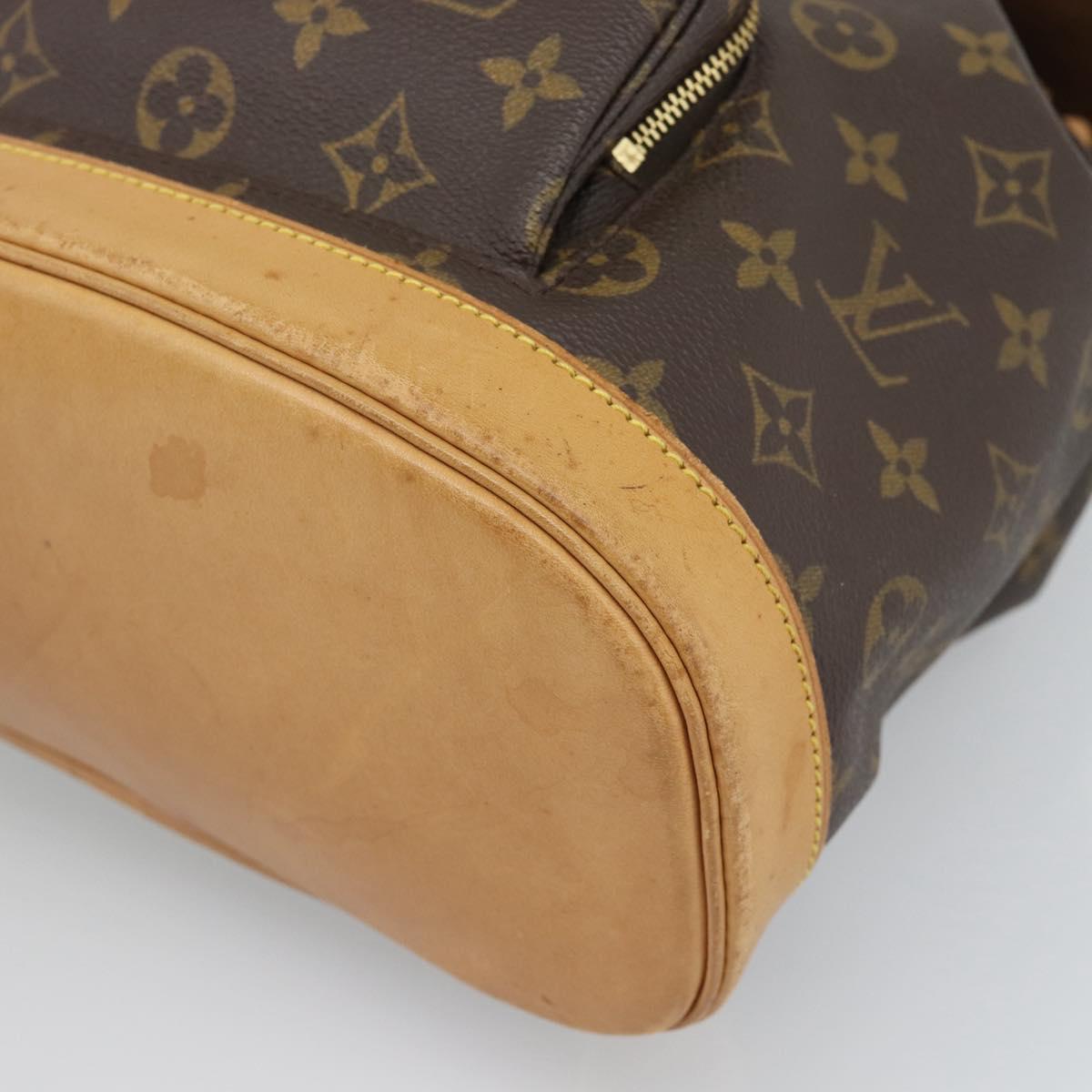 LOUIS VUITTON Monogram Montsouris MM Backpack M51136 LV Auth 188709