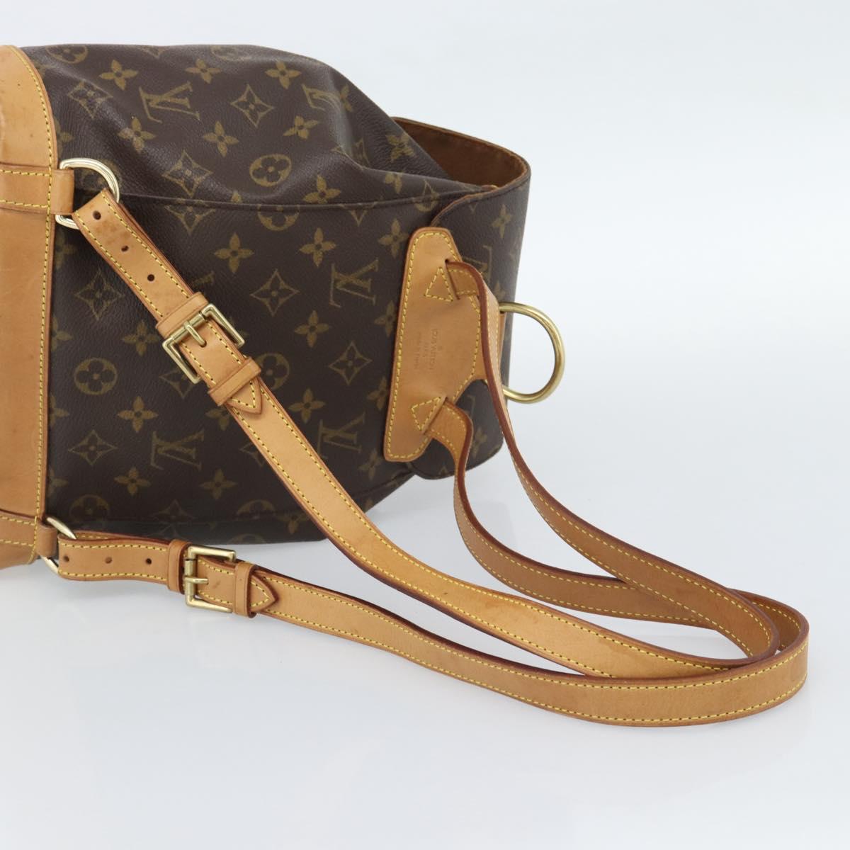 LOUIS VUITTON Monogram Montsouris MM Backpack M51136 LV Auth 188709