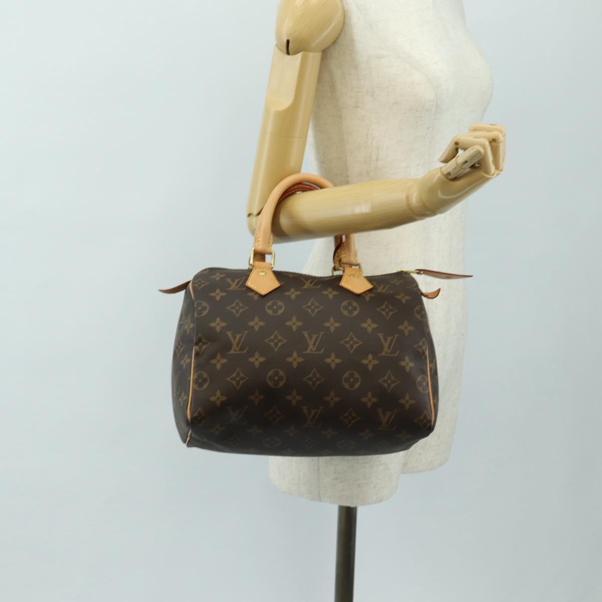 LOUIS VUITTON Monogram Speedy 25 Hand Bag M41528 LV Auth 188710SAM