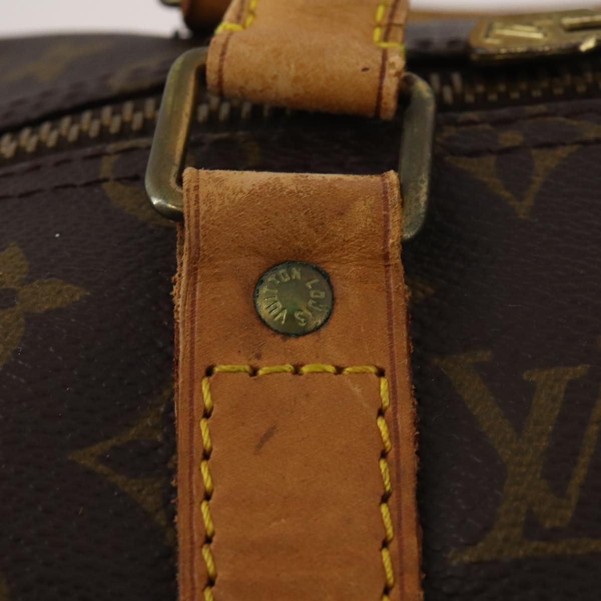 LOUIS VUITTON Monogram Keepall 50 Boston Bag M41426 LV Auth 188711