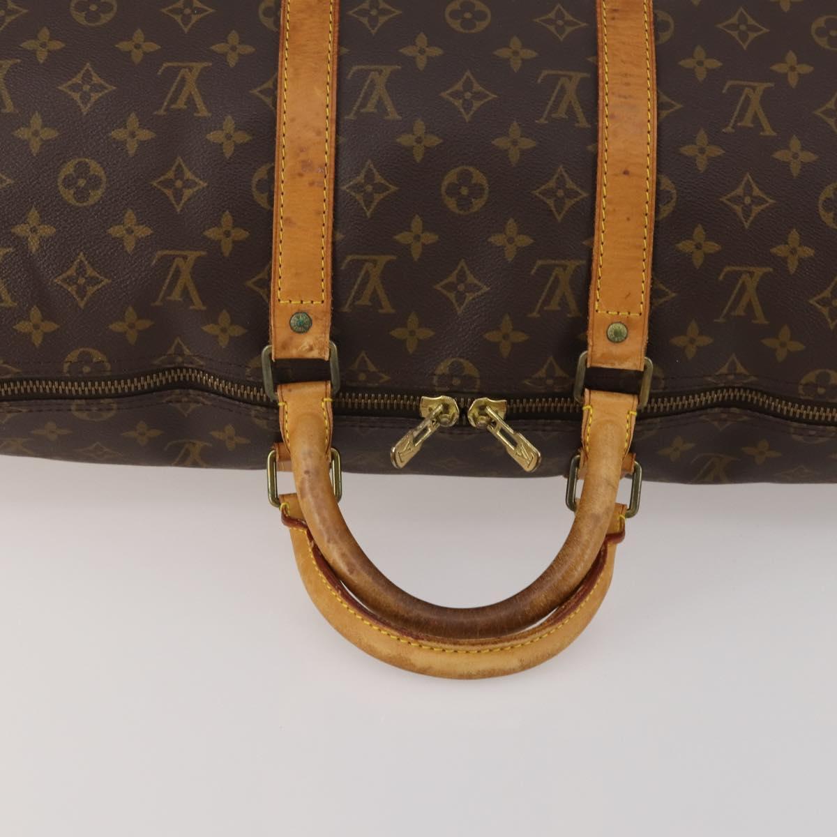 LOUIS VUITTON Monogram Keepall 50 Boston Bag M41426 LV Auth 188711