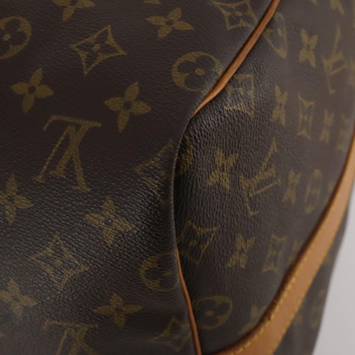 LOUIS VUITTON Monogram Keepall Bandouliere 55 Boston Bag M41414 LV Auth 188714