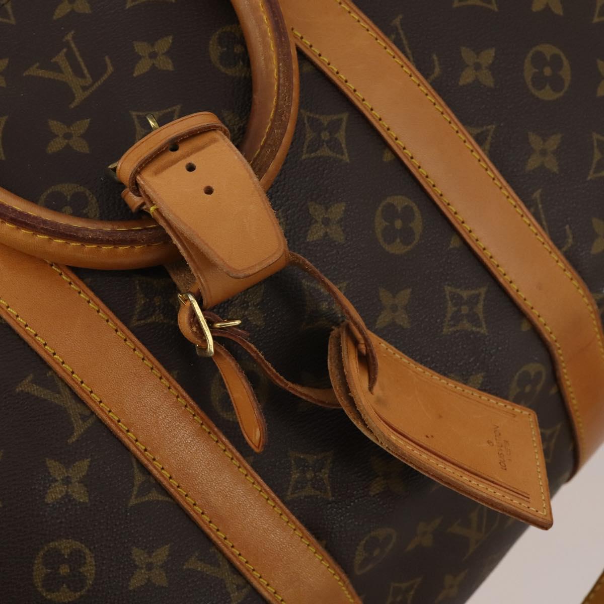LOUIS VUITTON Monogram Keepall Bandouliere 55 Boston Bag M41414 LV Auth 188714
