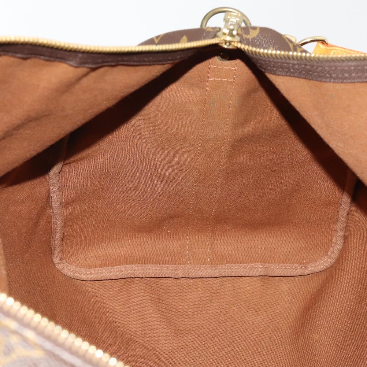 LOUIS VUITTON Monogram Keepall Bandouliere 55 Boston Bag M41414 LV Auth 188714