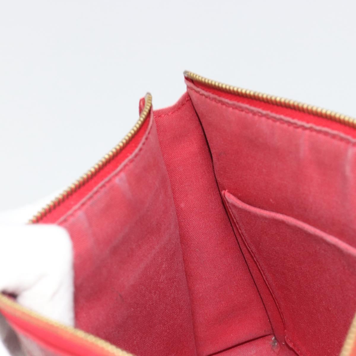 LOUIS VUITTON Damier Color Module Clutch Bag Carmine N41306 LV Auth 188716