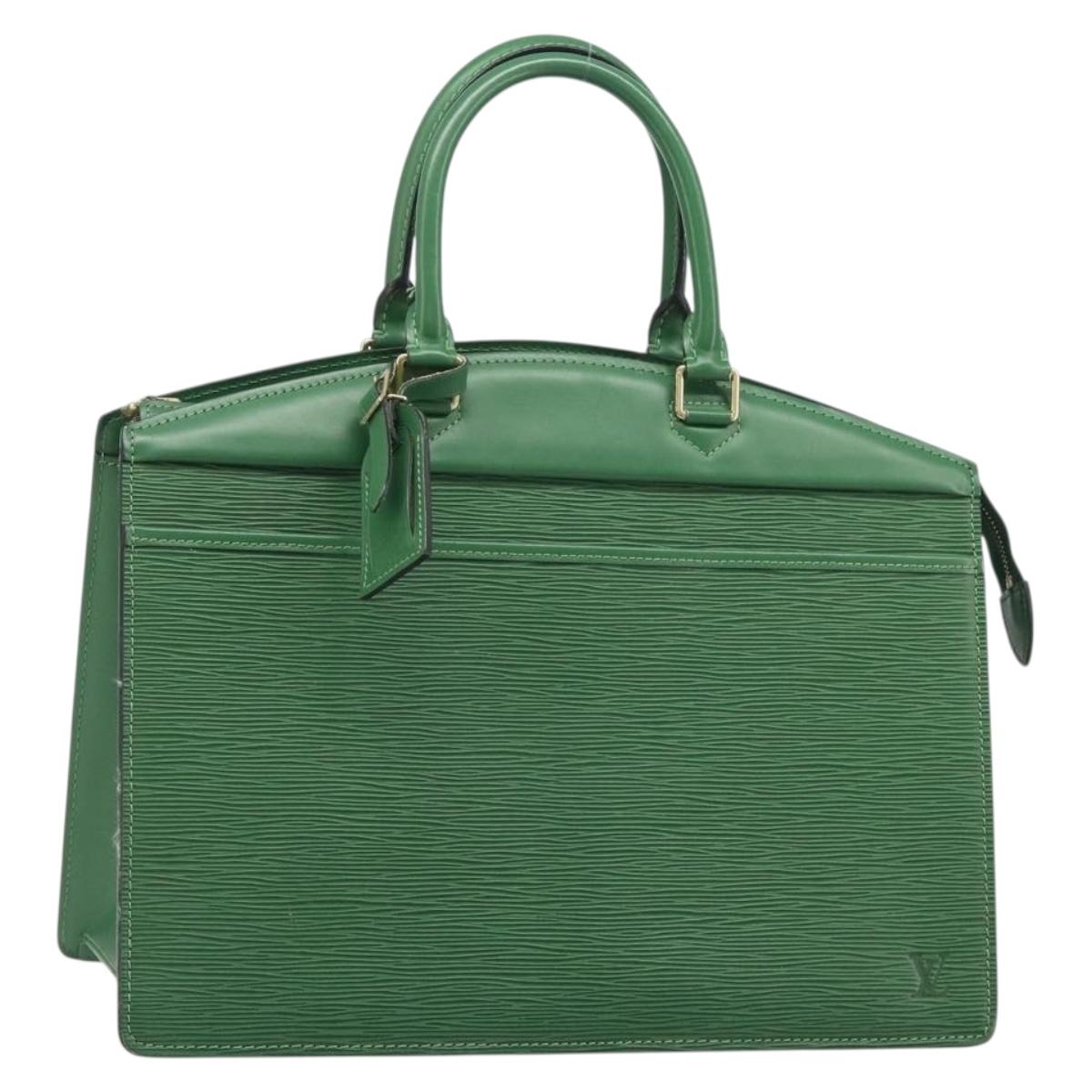 LOUIS VUITTON Epi Riviera Hand Bag Green M48184 LV Auth 188718