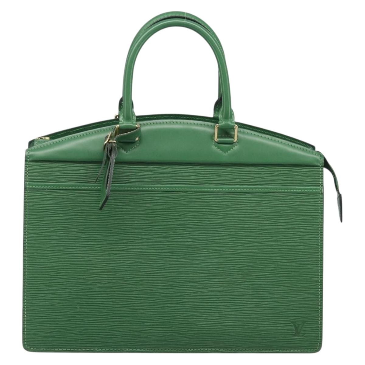 LOUIS VUITTON Epi Riviera Hand Bag Green M48184 LV Auth 188718