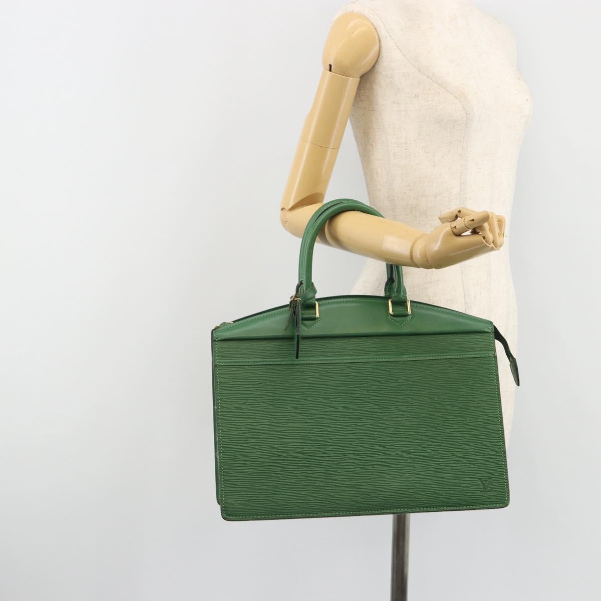 LOUIS VUITTON Epi Riviera Hand Bag Green M48184 LV Auth 188718