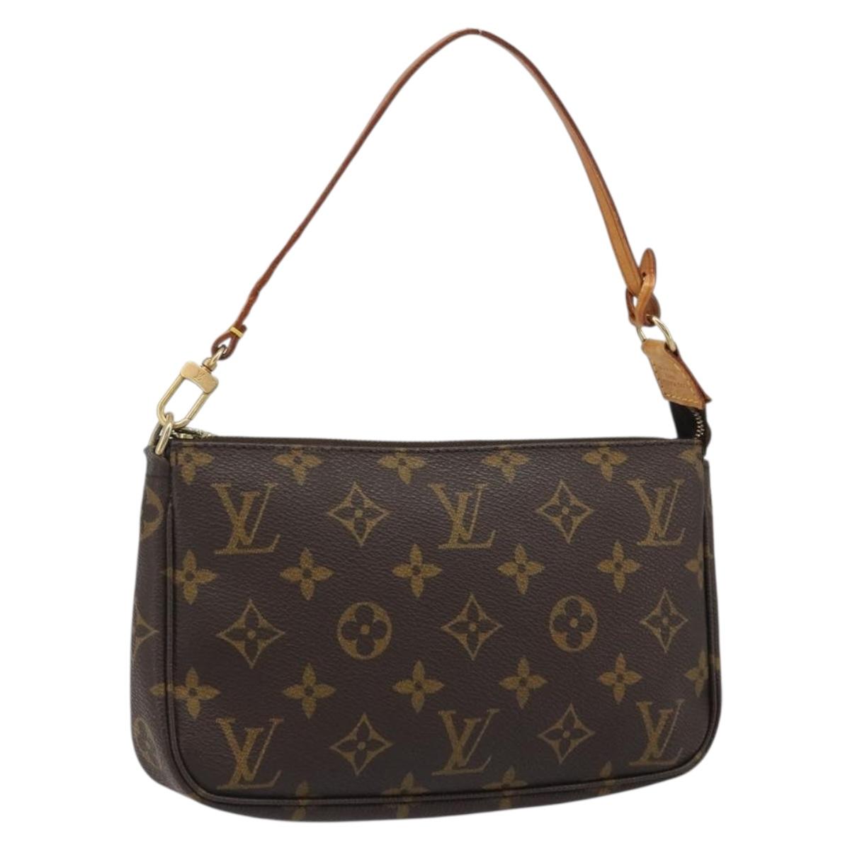 LOUIS VUITTON Monogram Pochette Accessoires Accessory Pouch M51980 Auth 188762
