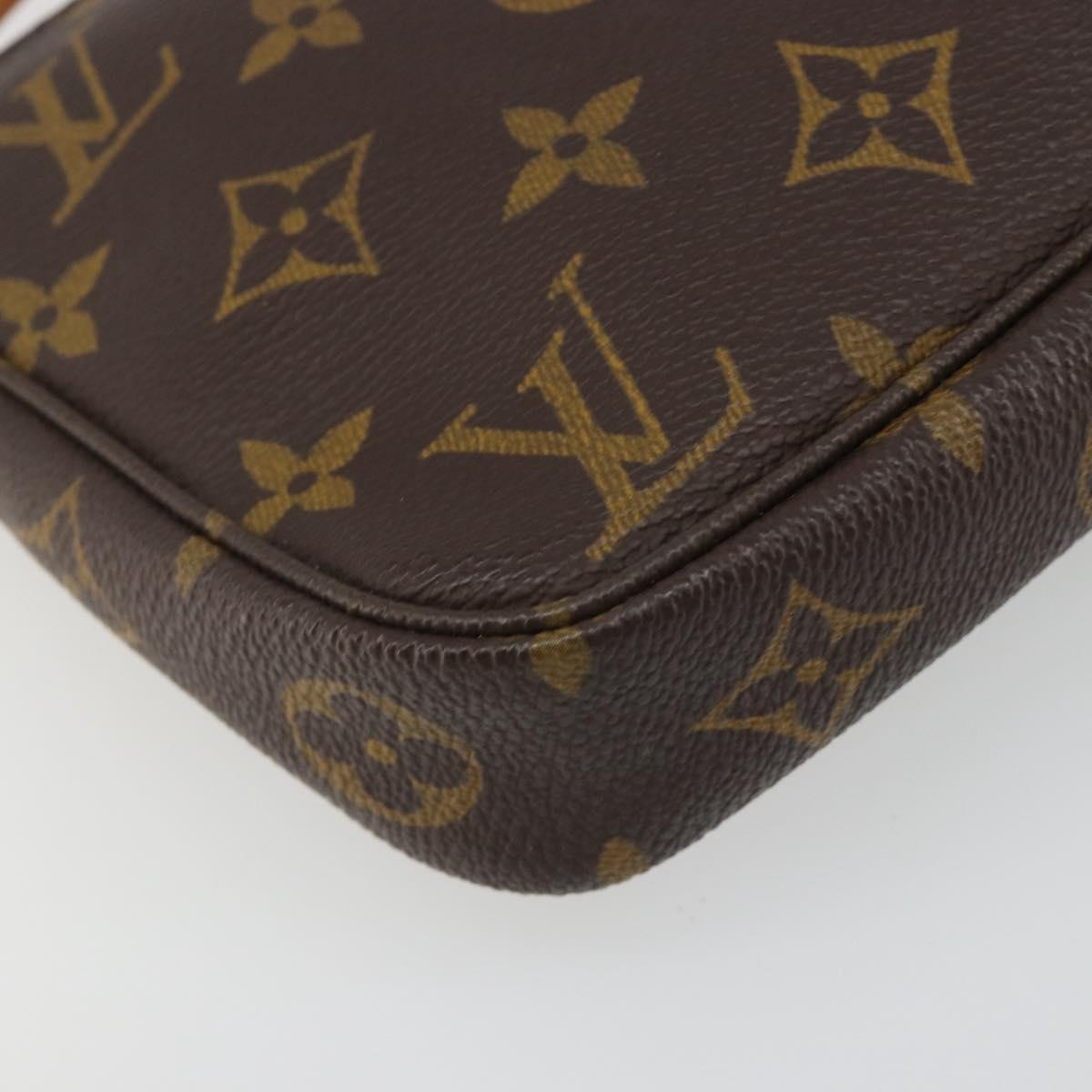 LOUIS VUITTON Monogram Pochette Accessoires Accessory Pouch M51980 Auth 188762
