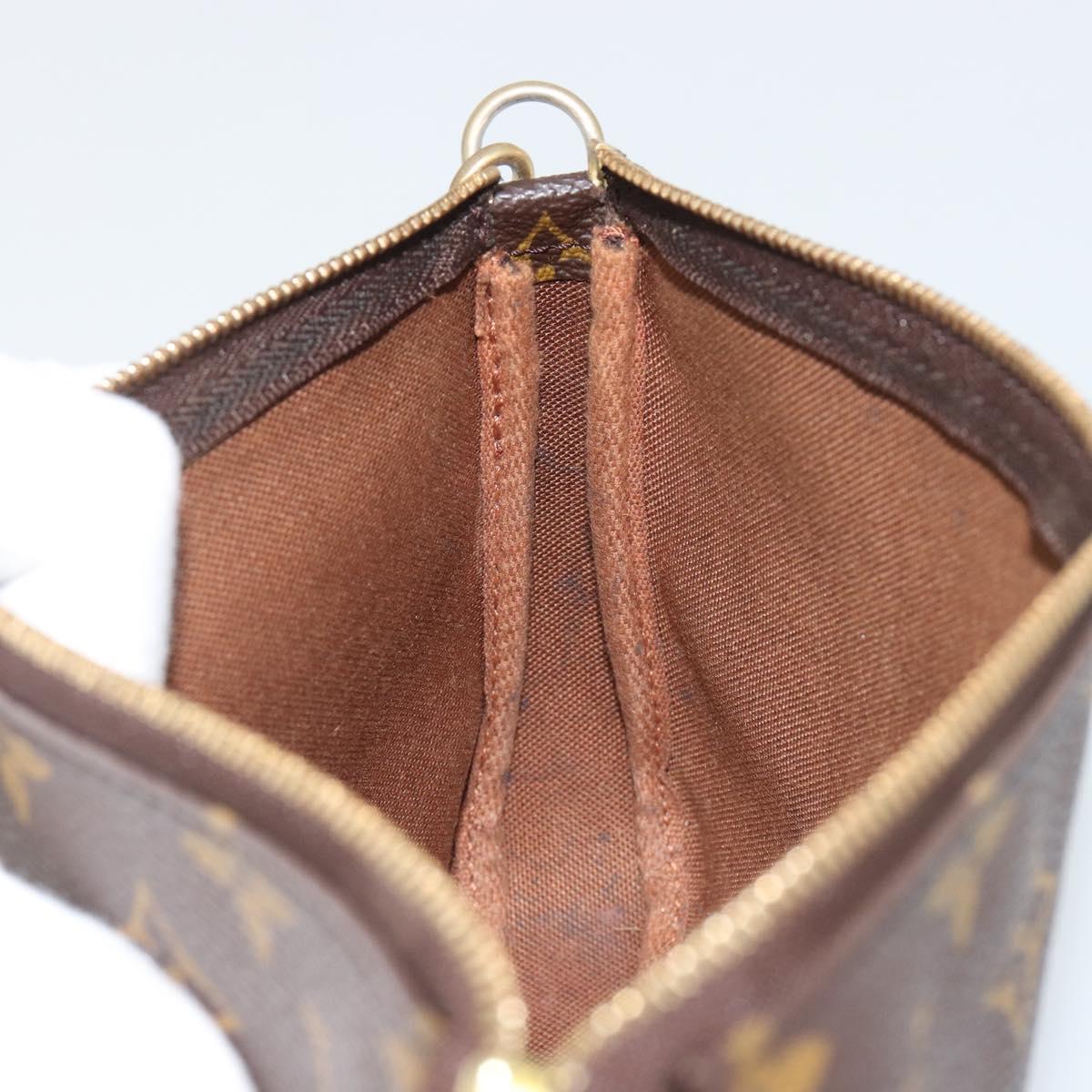 LOUIS VUITTON Monogram Pochette Accessoires Accessory Pouch M51980 Auth 188762
