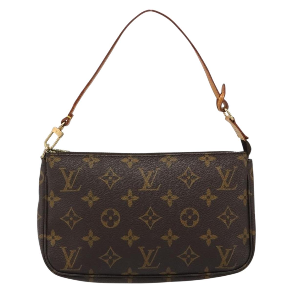 LOUIS VUITTON Monogram Pochette Accessoires Accessory Pouch M51980 Auth 188762