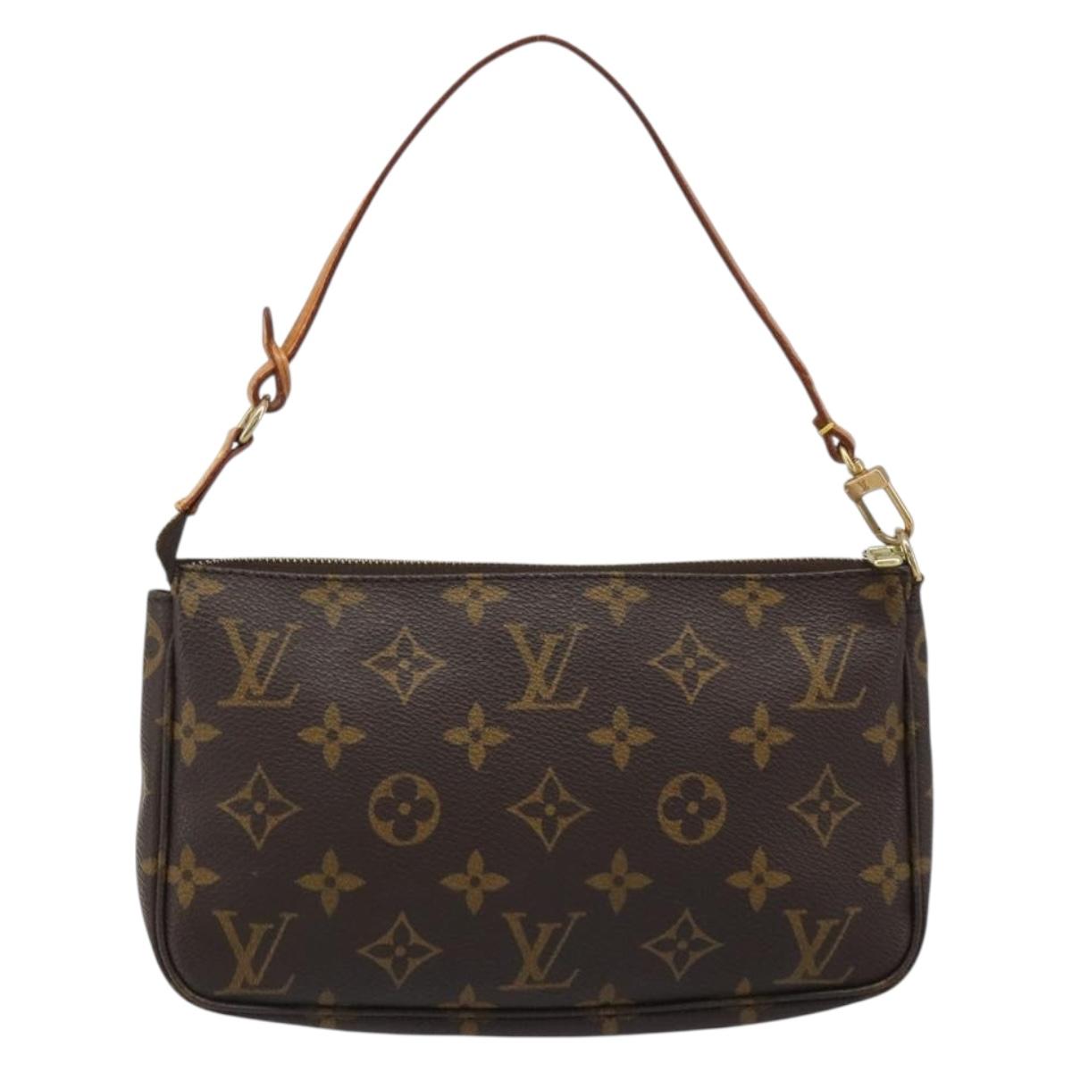 LOUIS VUITTON Monogram Pochette Accessoires Accessory Pouch M51980 Auth 188762