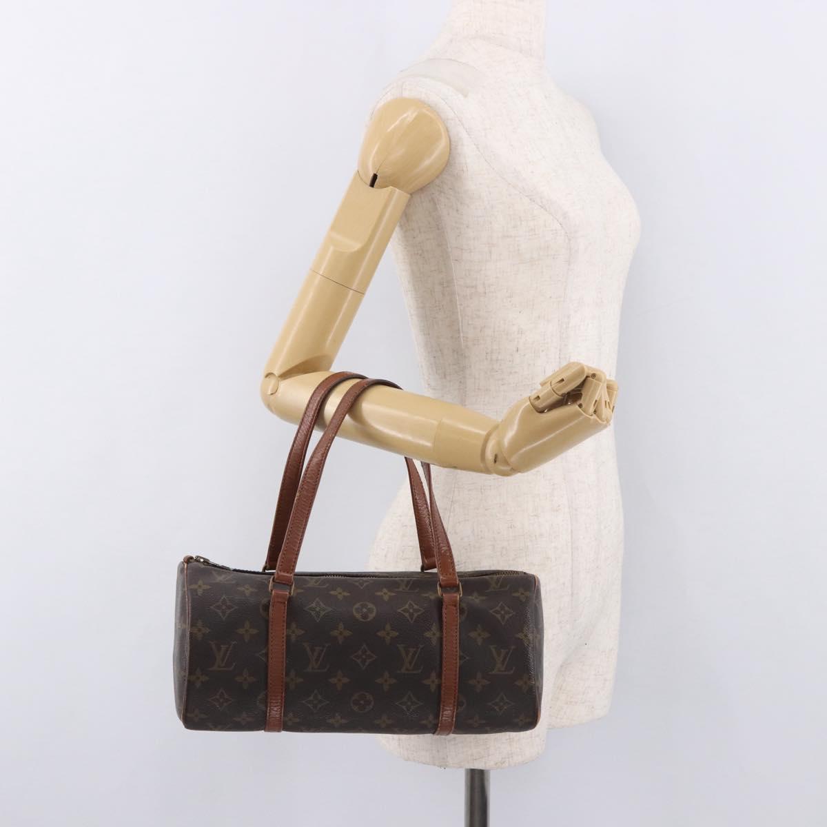 LOUIS VUITTON Monogram Papillon 30 Hand Bag M51385 LV Auth 188783
