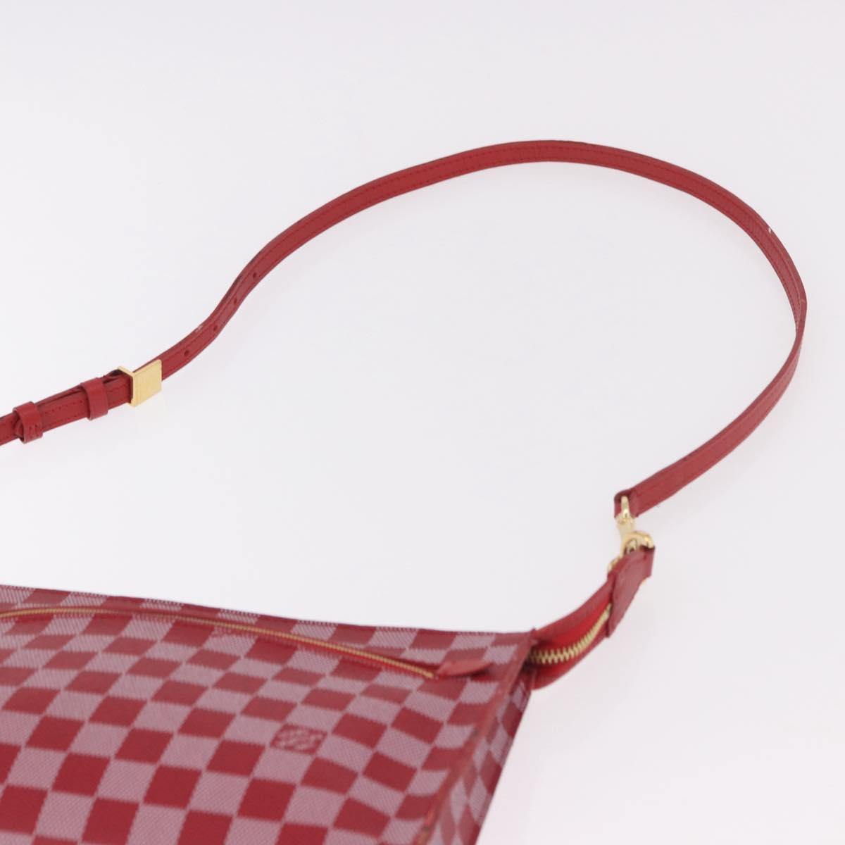 LOUIS VUITTON Damier Color Module Clutch Bag Carmine N41306 LV Auth 188805