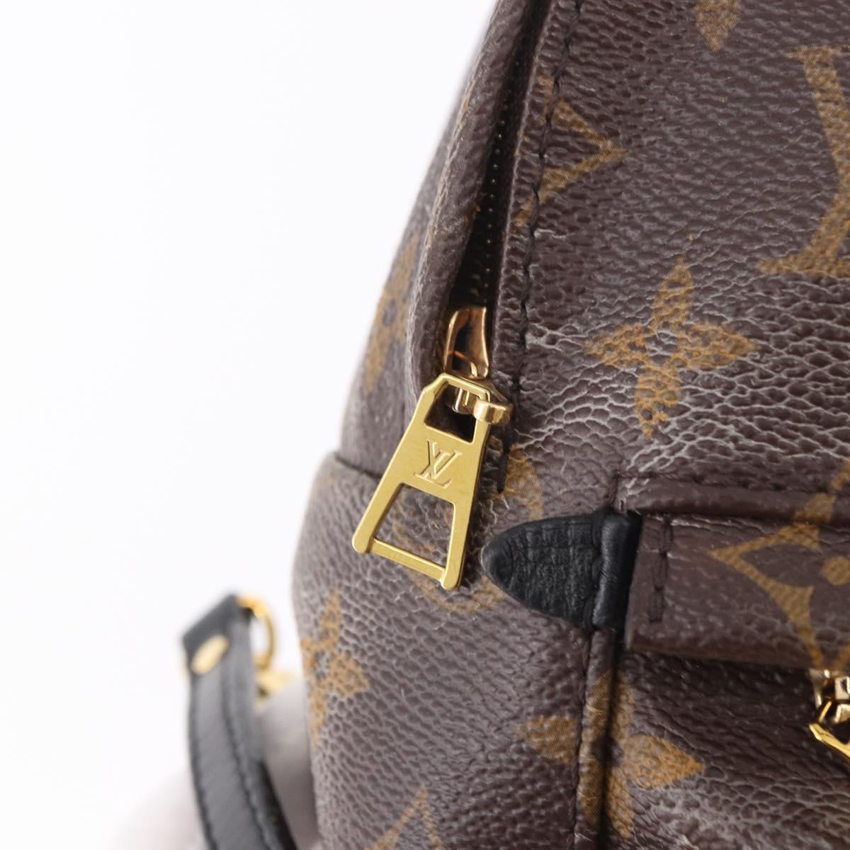 LOUIS VUITTON Monogram Palm Springs MINI Backpack M44873 LV Auth 188810A