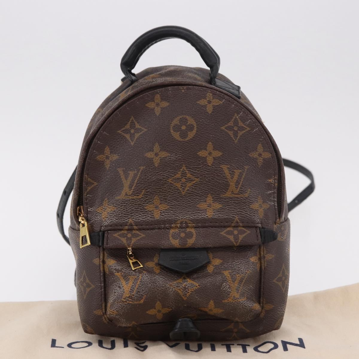 LOUIS VUITTON Monogram Palm Springs MINI Backpack M44873 LV Auth 188810A