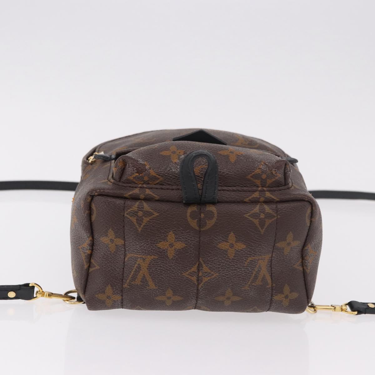 LOUIS VUITTON Monogram Palm Springs MINI Backpack M44873 LV Auth 188811A